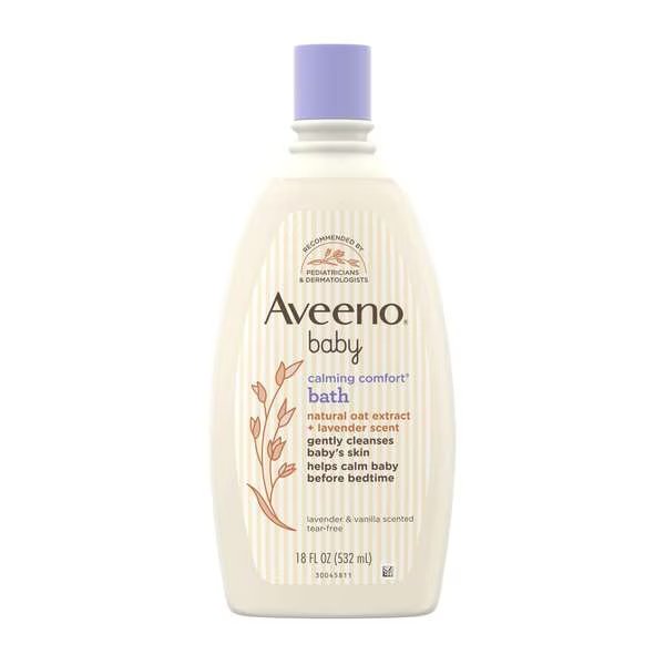 Baby Calming Comfort Bath 18 fl. oz., PK12, Aveeno, Mfr#: 1101942